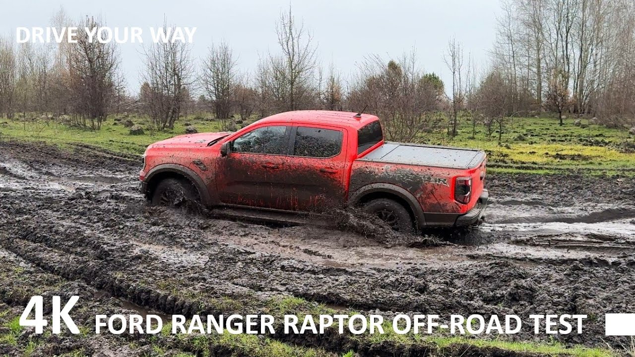 FORD RANGER RAPTOR OFF ROAD TEST DRIVE // MUD, SAND, WATER
