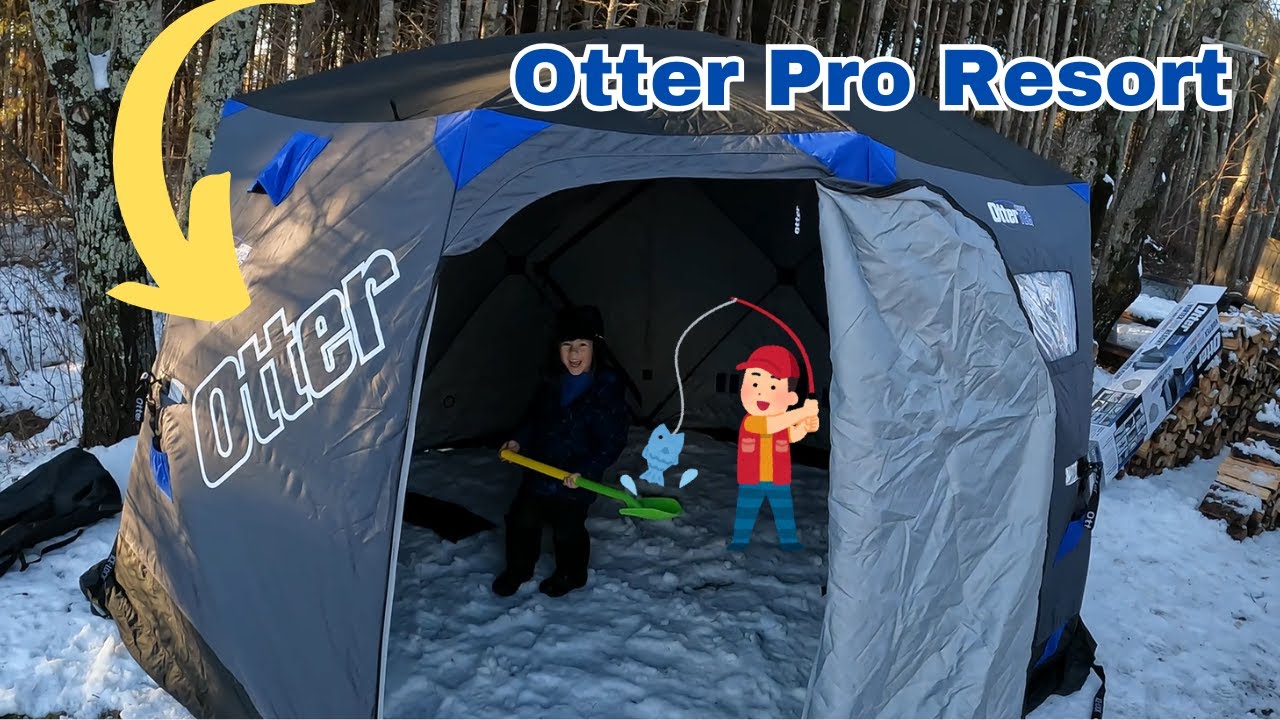 Otter Vortex Pro Resort Review Ice Fishing Tent Insulated Hub