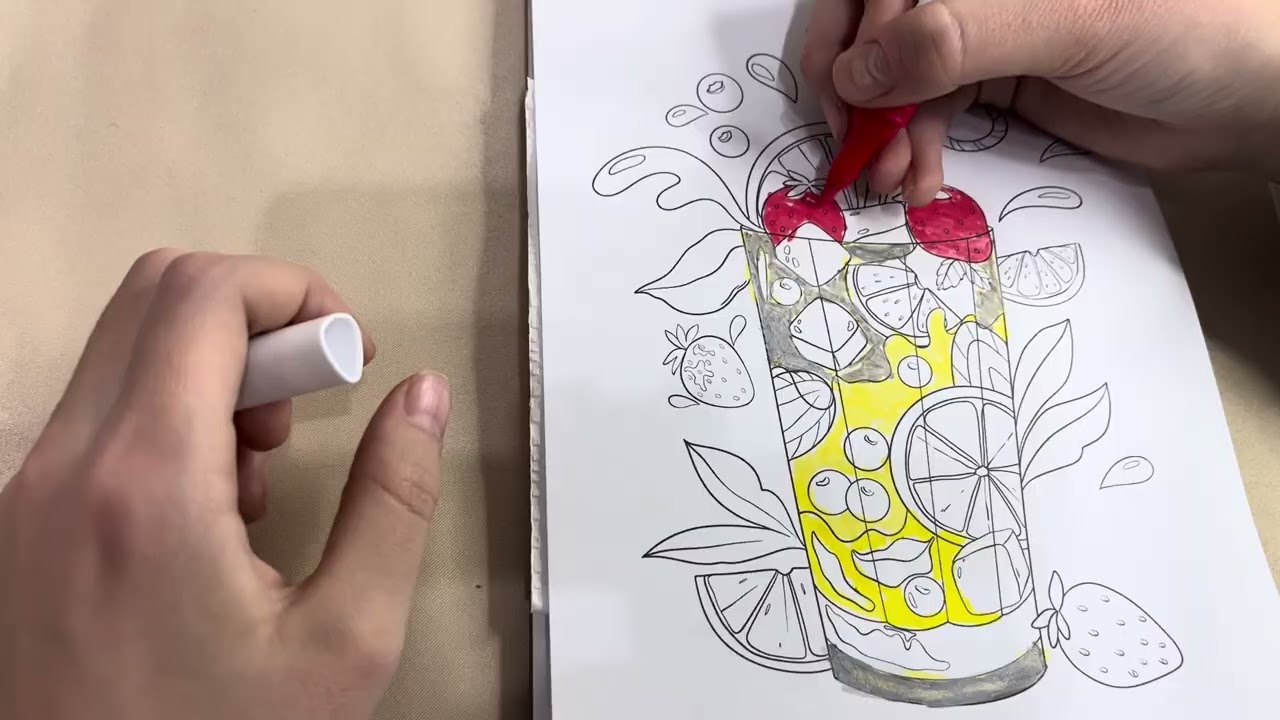 Relaxing coloring book 