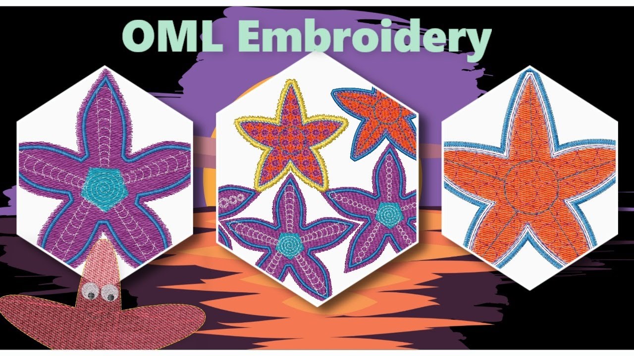 Sunset with Sue:  Ep.12 Digitizing a Starfish in Perfect Embroidery Pro