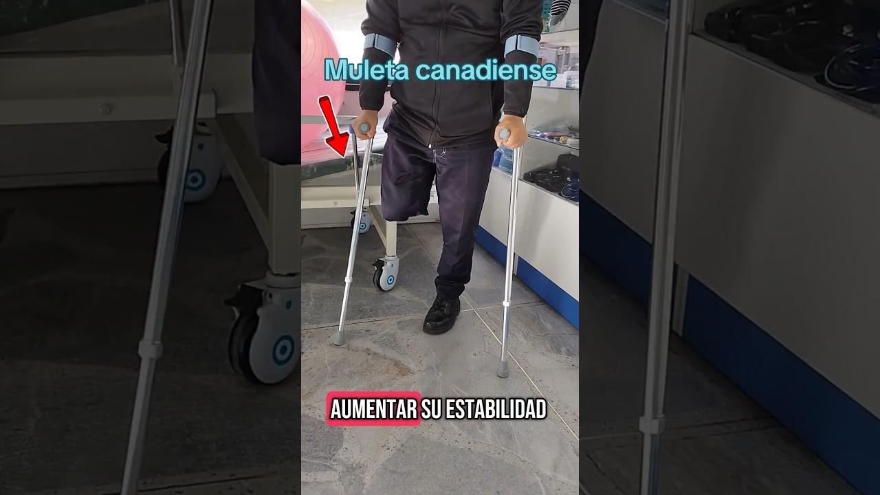 Muletas canadienses, #muletas #ecuador #muletascanadienses #caminata #traumatolog&iacute;a #fisioterapia