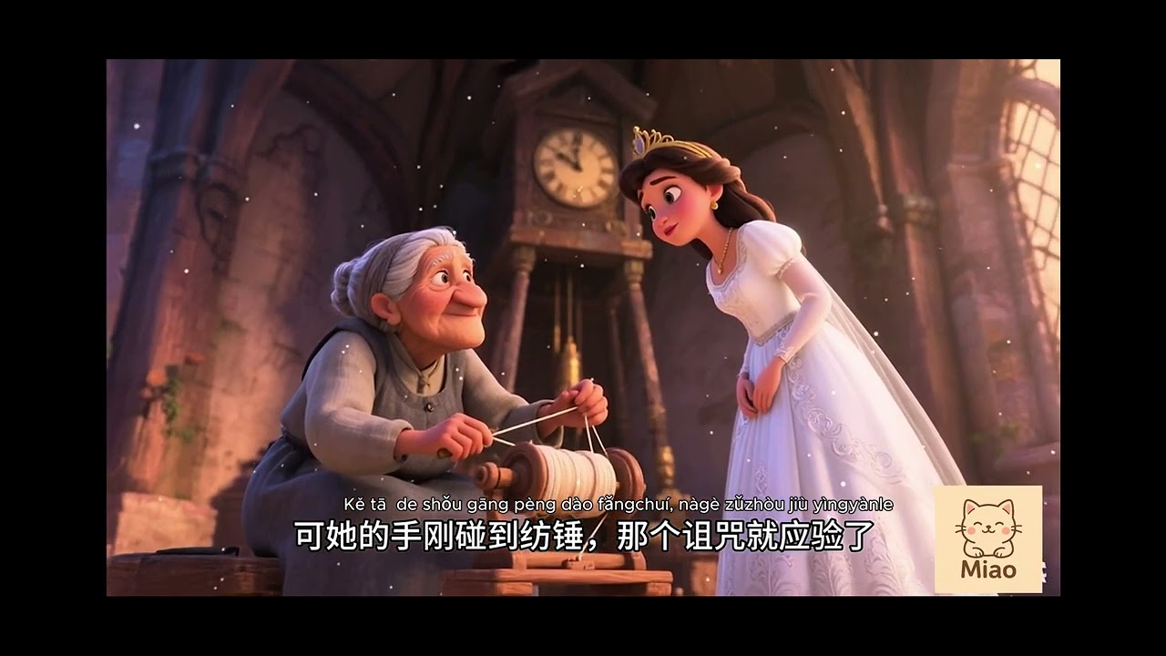 故事｜ 睡美人 Sleeping Princess Người đẹp ngủ trong rừng / Pinyin