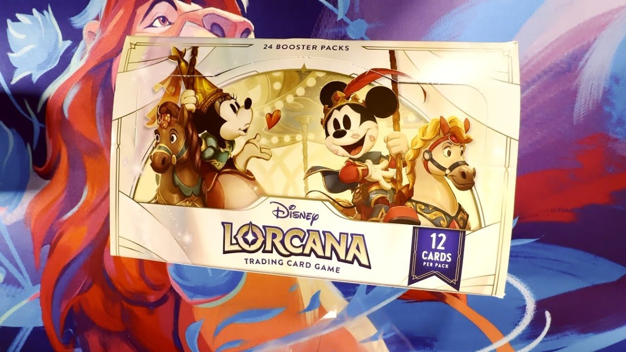 Открытие коробки с бустерами Lorcana Fabled, распродажа в Черную пятницу!