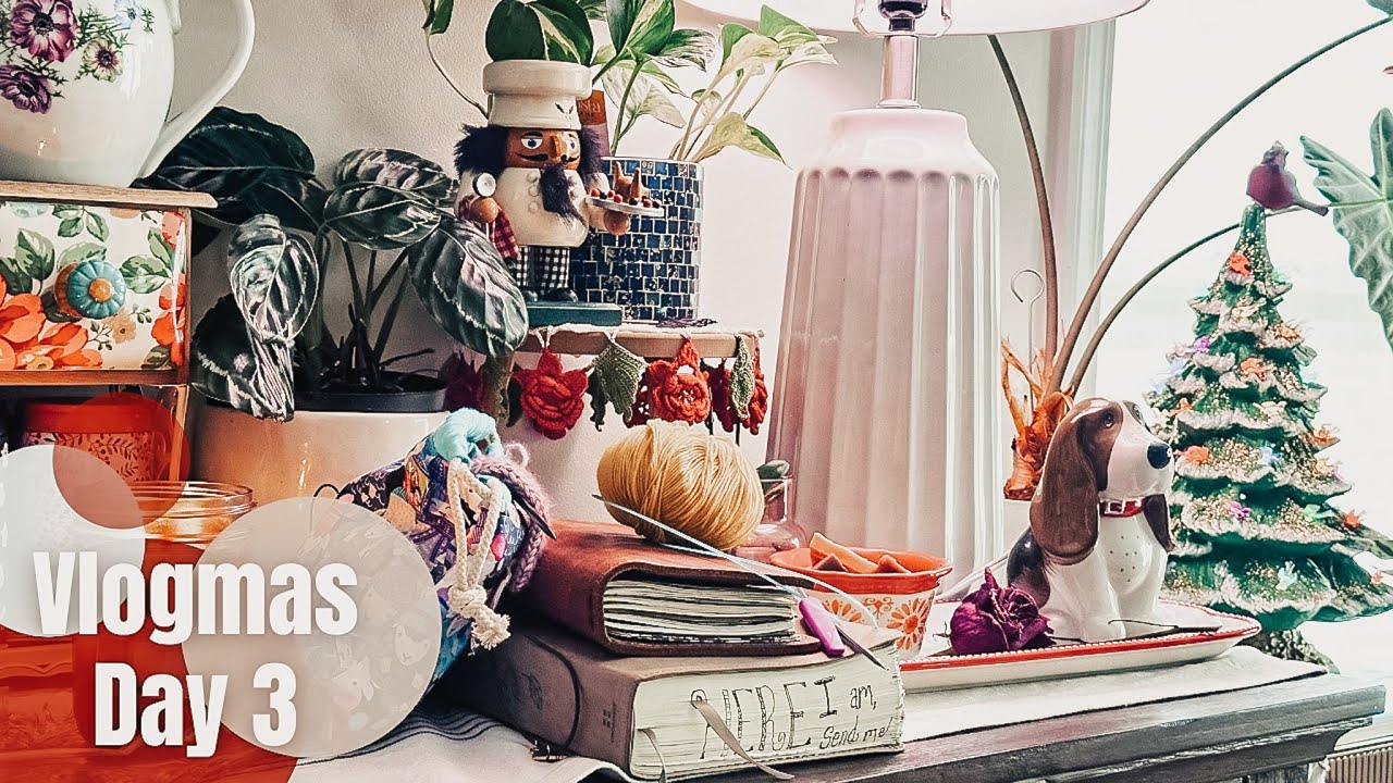 Vlogmas, день 3 | Украшение ёлки ​​и уютные поделки