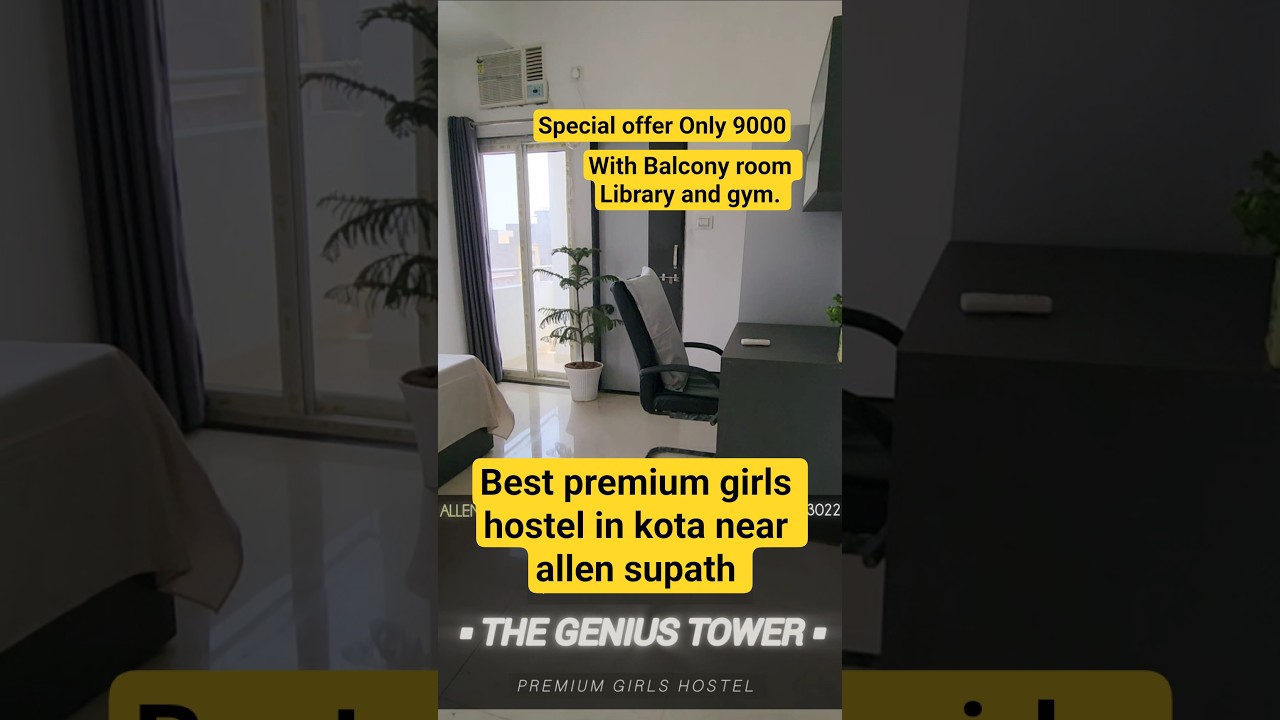 Best premium girls hostel in kota near allen supath coral park | luxury girls hostel rooms kota