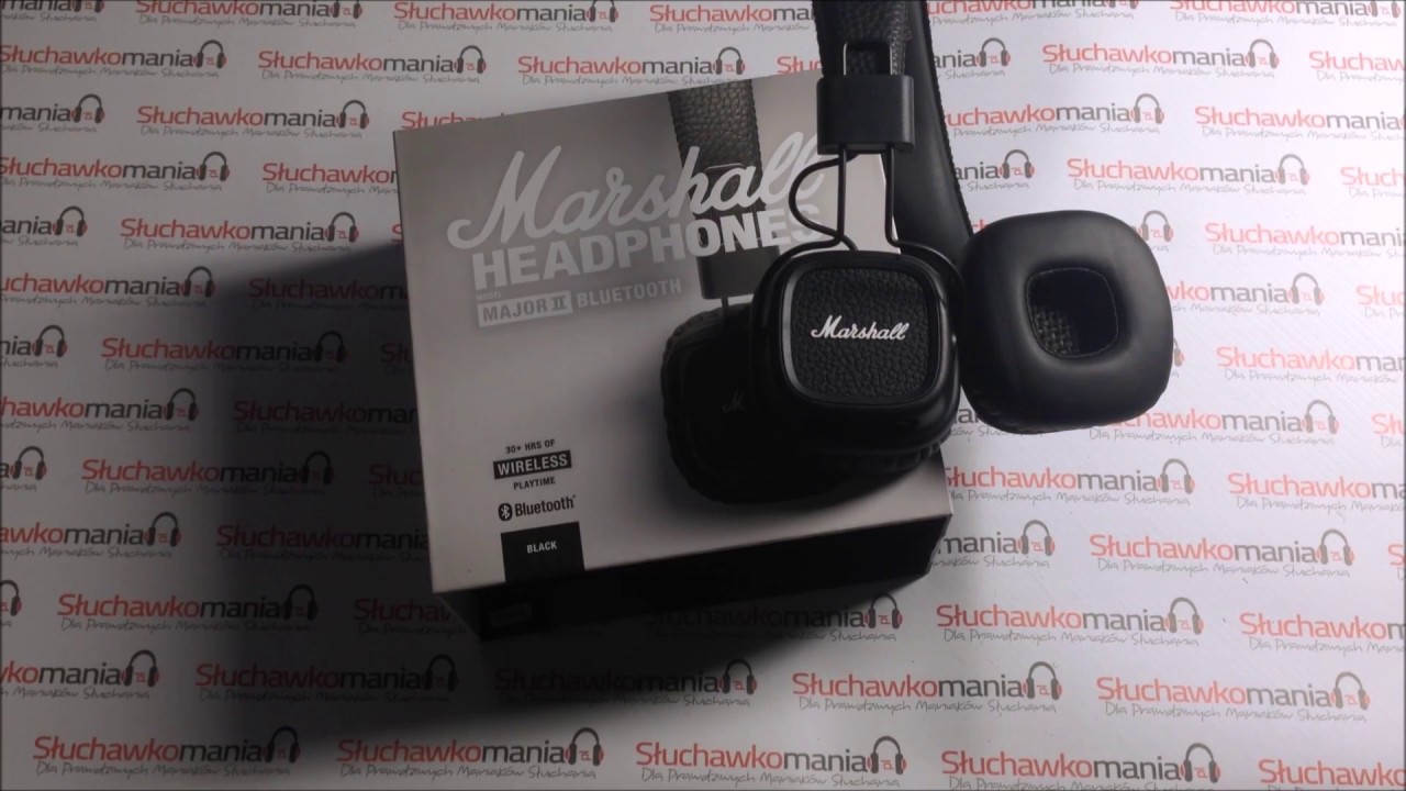 Słuchawki nauszne Marshall Major II Unboxing TEST Recenzja