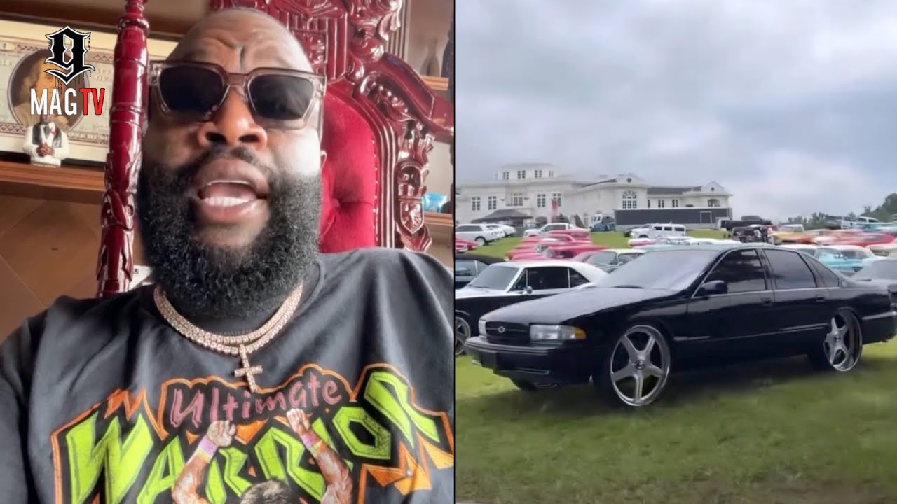 Rick Ross Welcomes Participants To His 4th Annual Car Show For Staging! 🚘