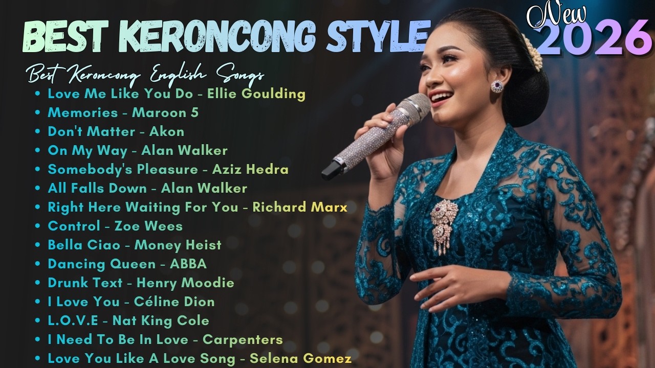 Keroncong Modern English Songs 2026 🎶 Best Western Songs Keroncong Cover Playlist 2026