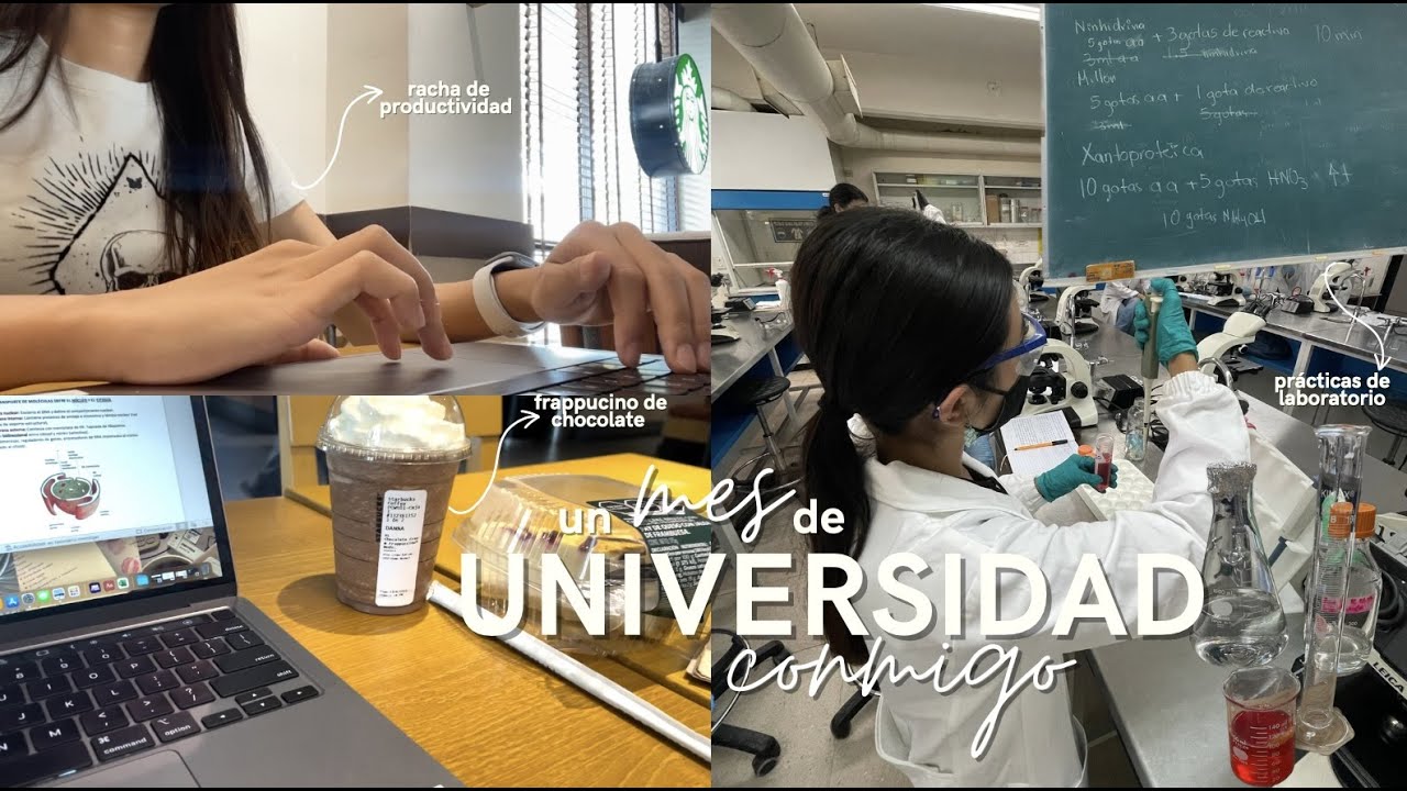 uni vlog ☕️ estudiando en Starbucks, prácticas de laboratorio 🧪 y un sinfín de exámenes 💔