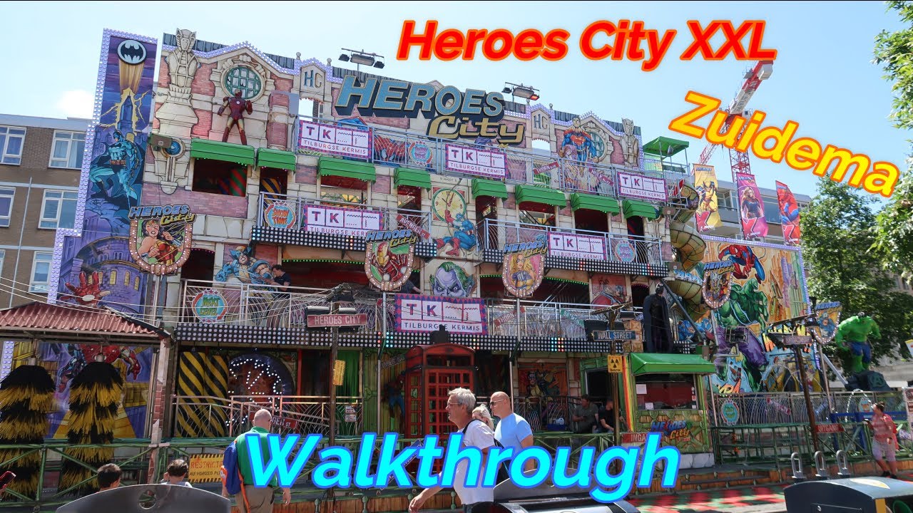 Heroes City XXL Zuidema Walkthrough Video Tilburgse Kermis (NL) 2021