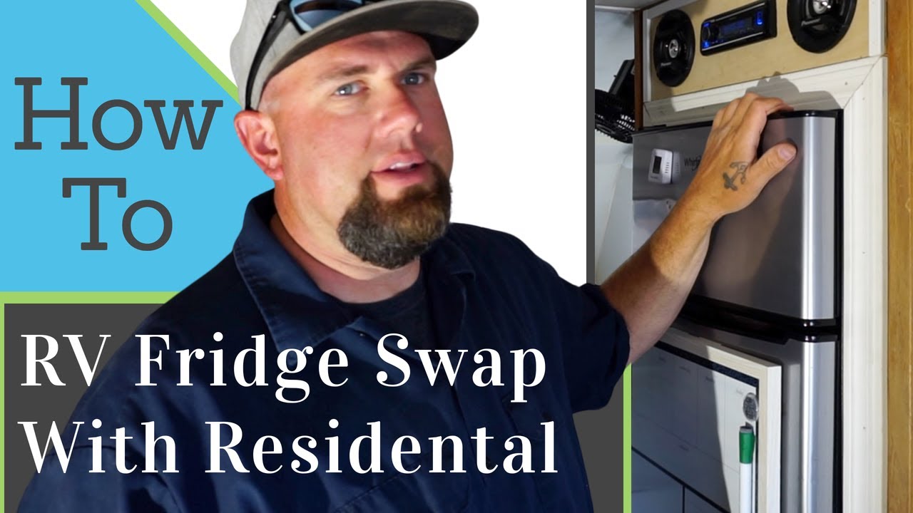 Как заменить холодильник в автодоме или грузовике на бытовой холодильник