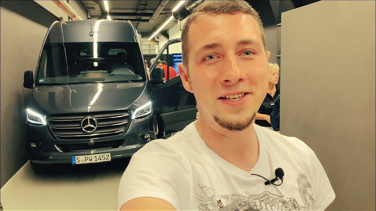 Тест МЕРСЕДЕСА в Германии: сам ТОРМОЗИТ, сам РУЛИТ! Новый SPRINTER