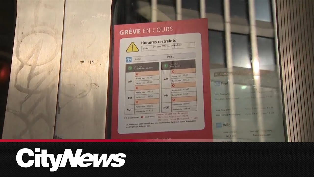 STM sets Nov. 15 deal deadline to end Montreal transit strike