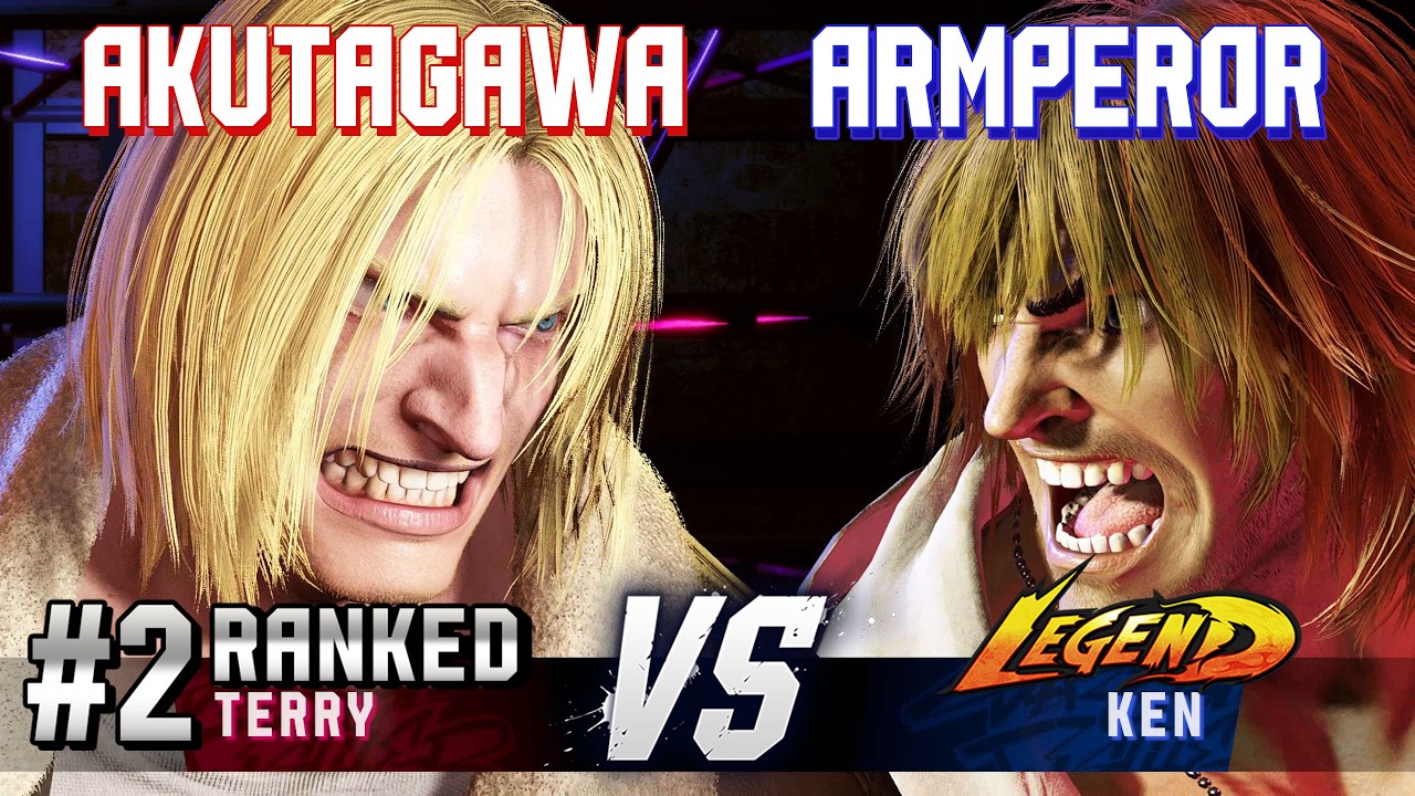 SF6 ▰ AKUTAGAWA (#2 Ranked Terry) vs ARMPEROR (Ken) ▰ High Level Gameplay
