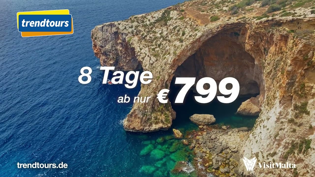 Malta TV-Spot 2025 | mit trendtours die Welt entdecken