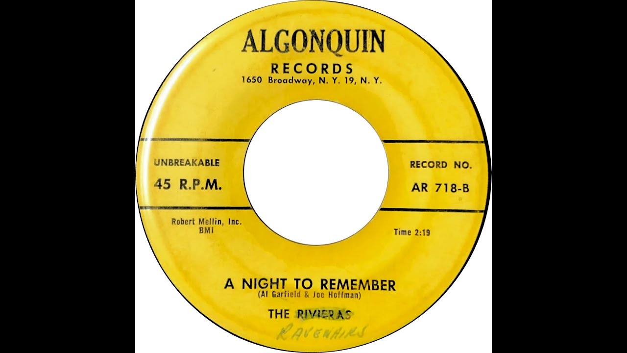 RIVIERAS  A NIGHT TO REMEMBER