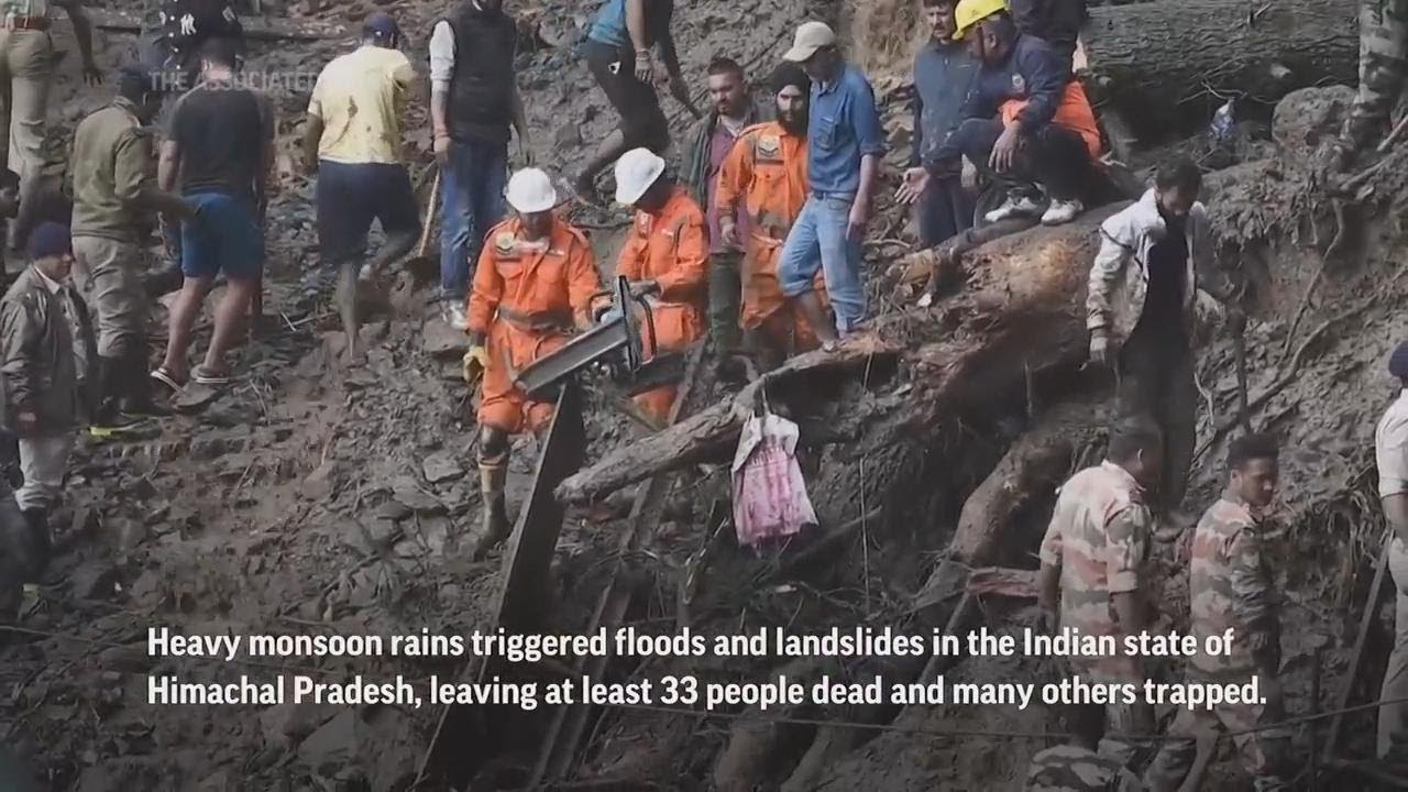 Heavy rains trigger landslides in India&rsquo;s Himalayan region