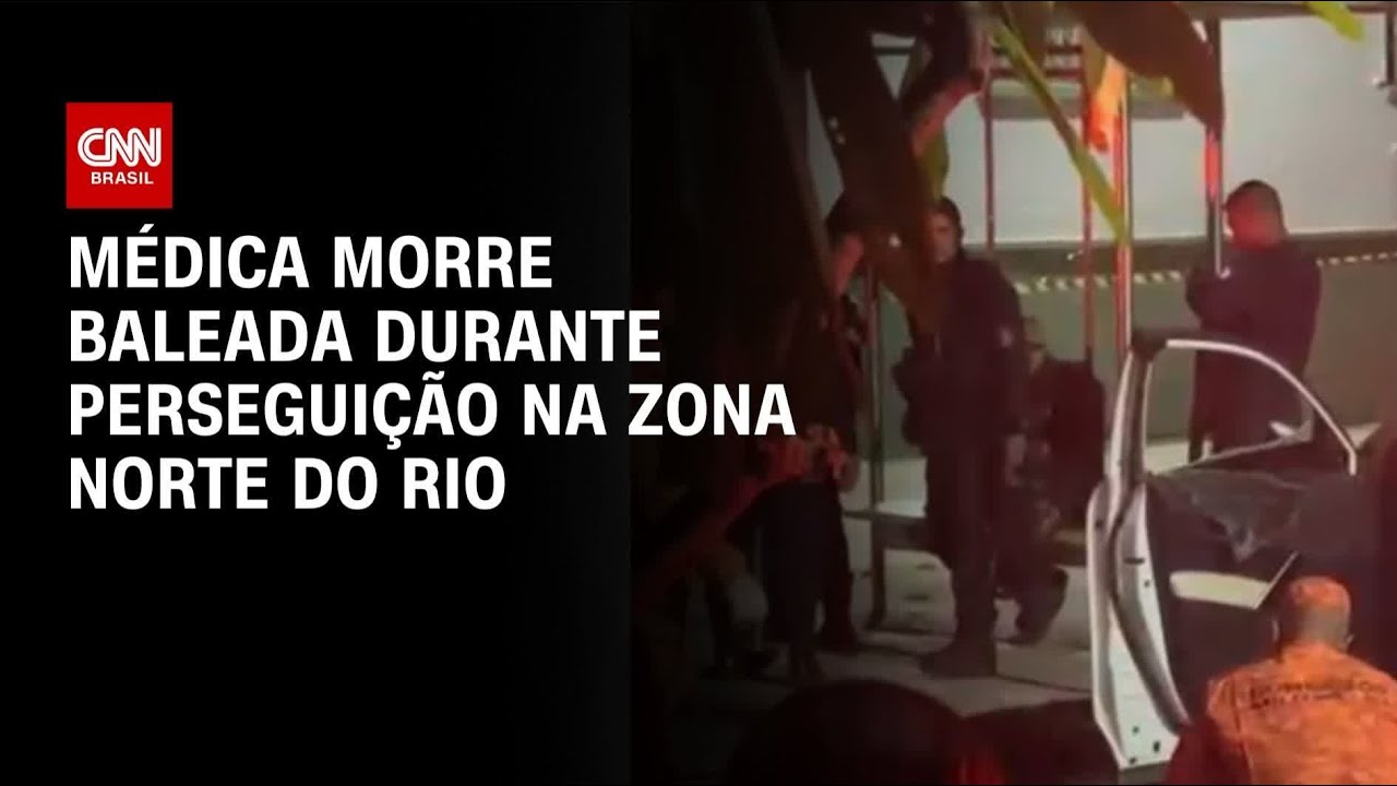 M&eacute;dica morre baleada ap&oacute;s persegui&ccedil;&atilde;o policial no Rio | LIVE CNN