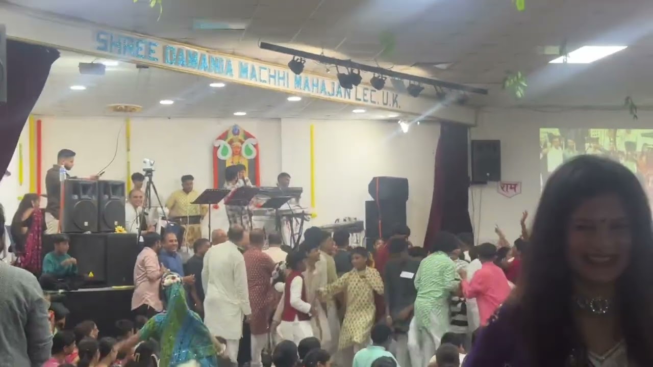 SHREE DAMANIA MACHHI MAHAJAN NAVRATRI LEICESTER ❤️🙏 #navratri #daman #navratri #leicester #2025 