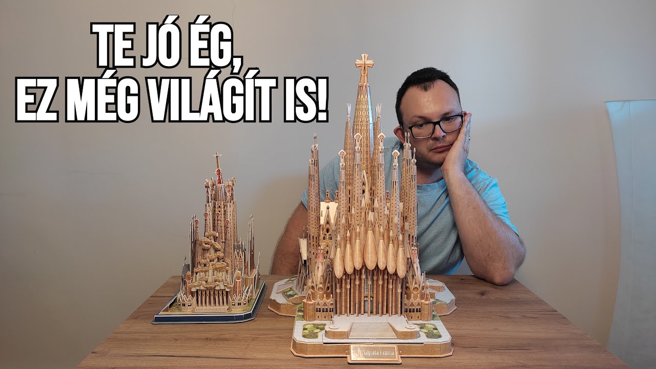 A kicsi, a nagy és a borostás! - Cubicfun Sagrada Familia makettek bemutatása (2. rész)