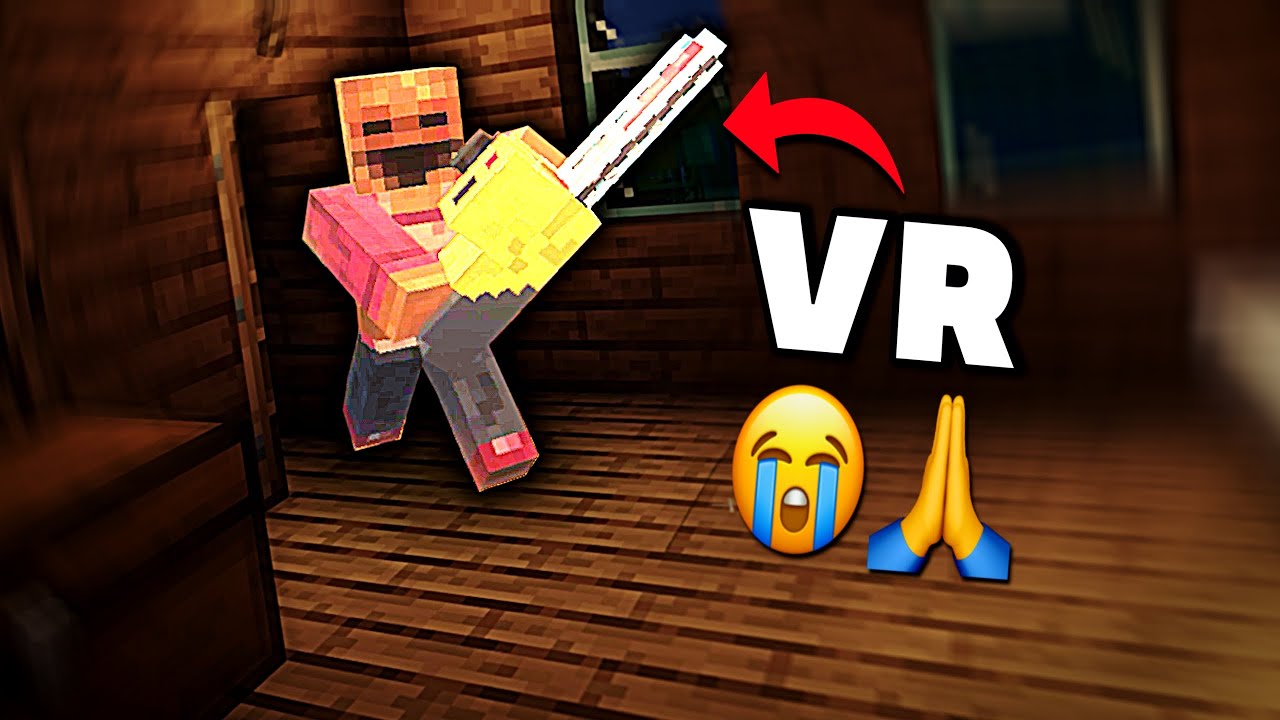 Minecraft VR, но я добавил слишком много хоррор-модов...