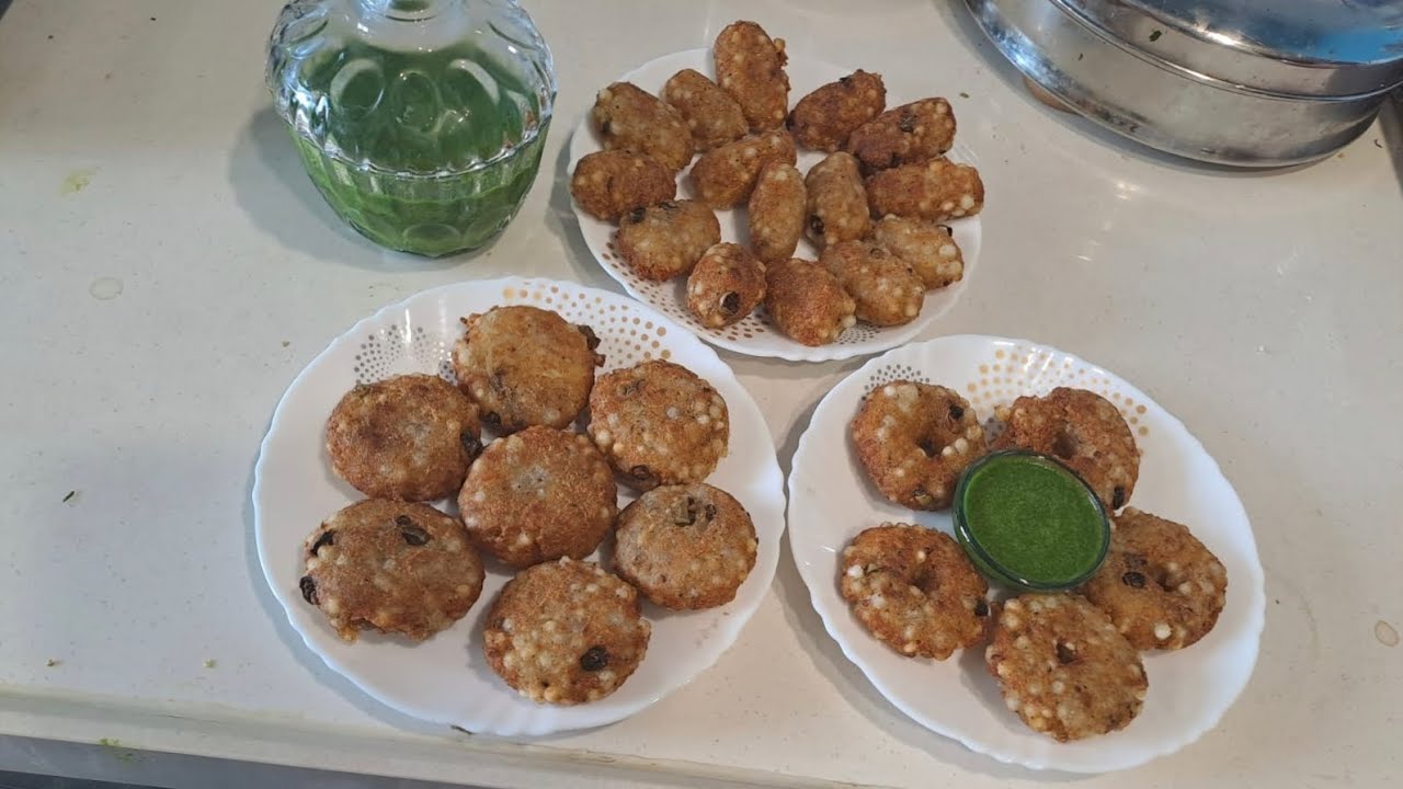 साबूदाना और आलू का फलाहारी नाश्ता (साबूदाना बड़ा, साबूदाना टिक्की, साबूदाना कटलेट)