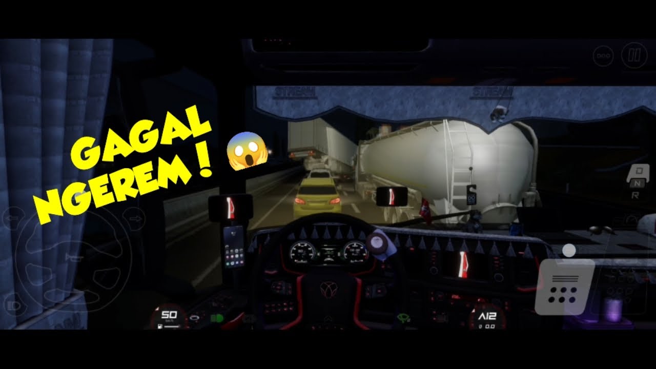 Malam Hujan + Jalan Licin… Truk Gagal Ngerem! 😱 | Truckers of Europe 3