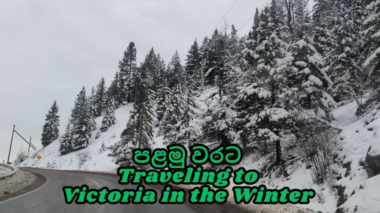 පළමු වරට Traveling to Victoria in the Winter