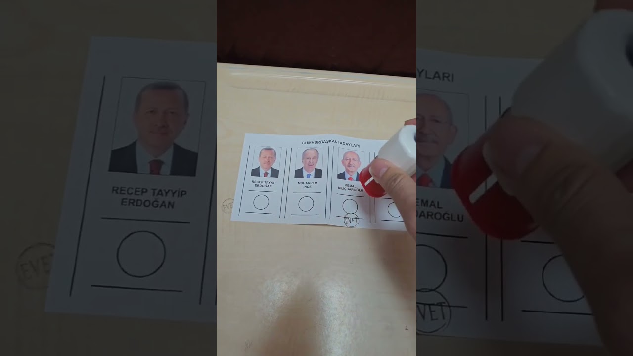 Bir vatandaşın oy kullanma şekli g&uuml;ndem oldu! #Shorts #se&ccedil;im