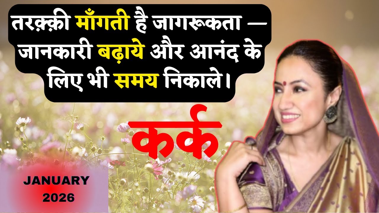 CANCER ♋️ || JANUARY 2026 MONTHLY PREDICTIONS || कर्क राशिफल