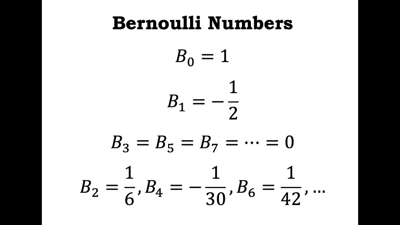 How-to: The Bernoulli numbers and Faulhaber's formula