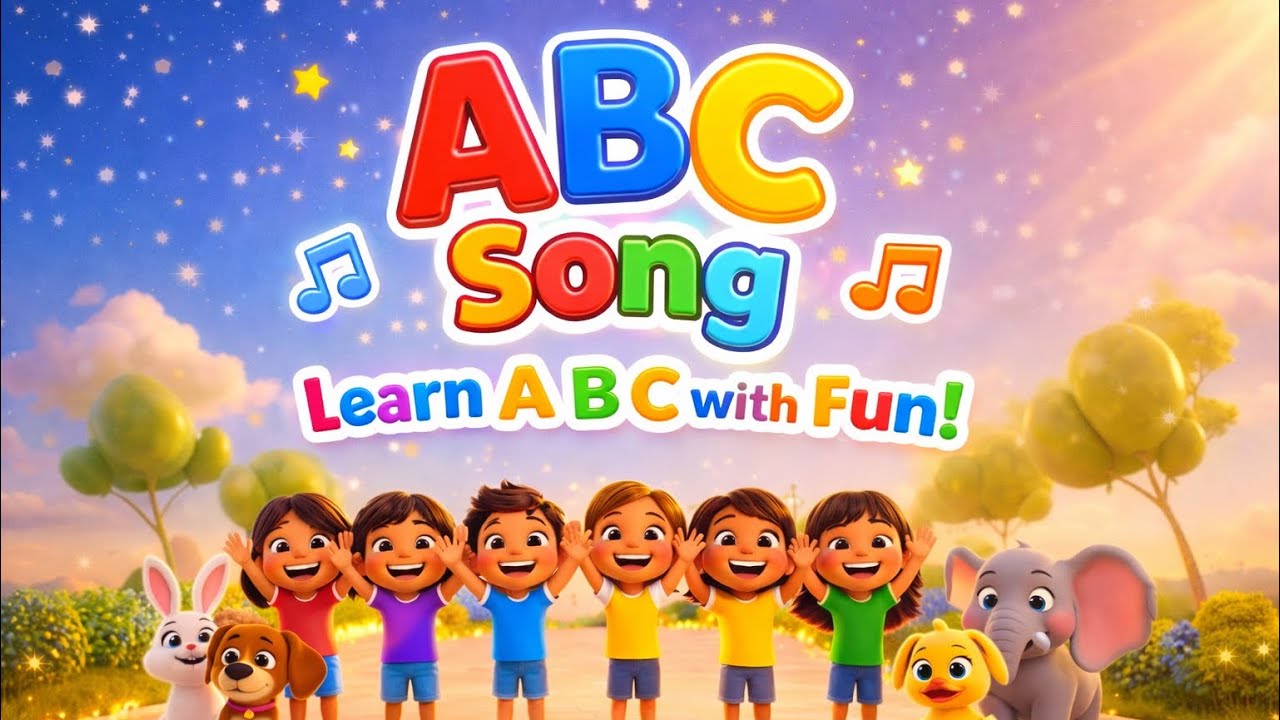 ABC Song for Kids 🎈| Learn Alphabet A to Z | 	Preschool ABC Song 🎵| nursery rhymes🌈 | Kids Song 🚙