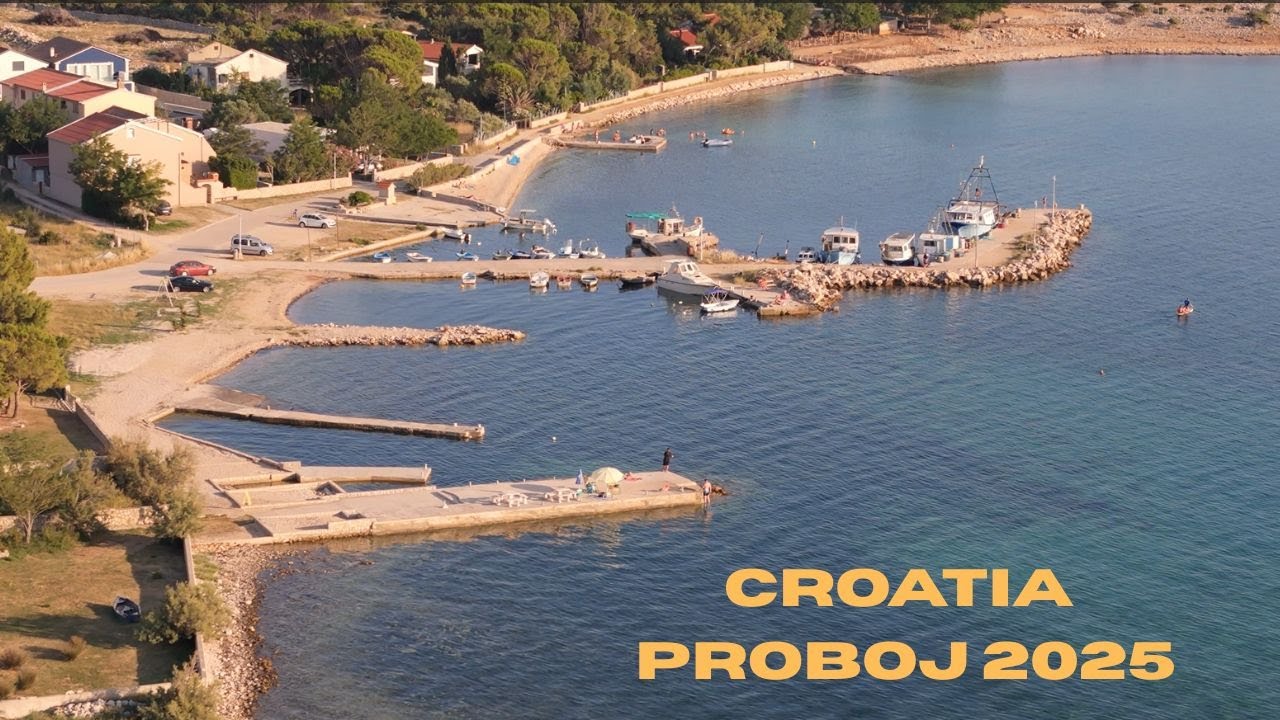 Proboj na Wyspie Pag - wyjątkowe i malownicze miejsce w Chorwacji - słoneczny czerwiec/lipiec 2025