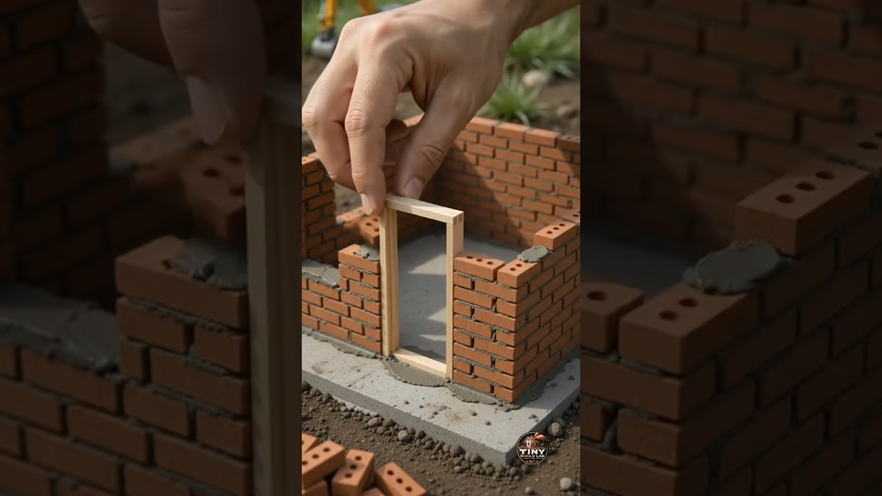 🗳️ Amazing Miniature Election Polling Station Build! 🤩 #Shorts