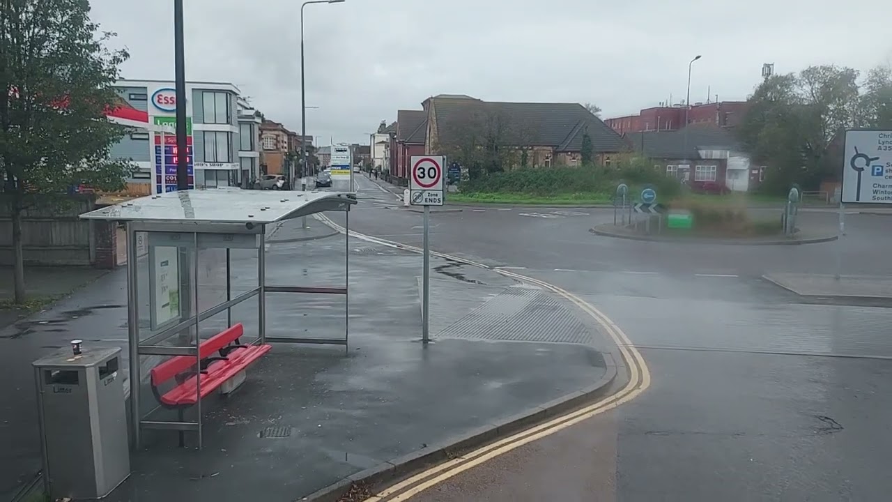 Full route visual: morebus (Bournemouth) 1a Bournemouth Square - Somerford