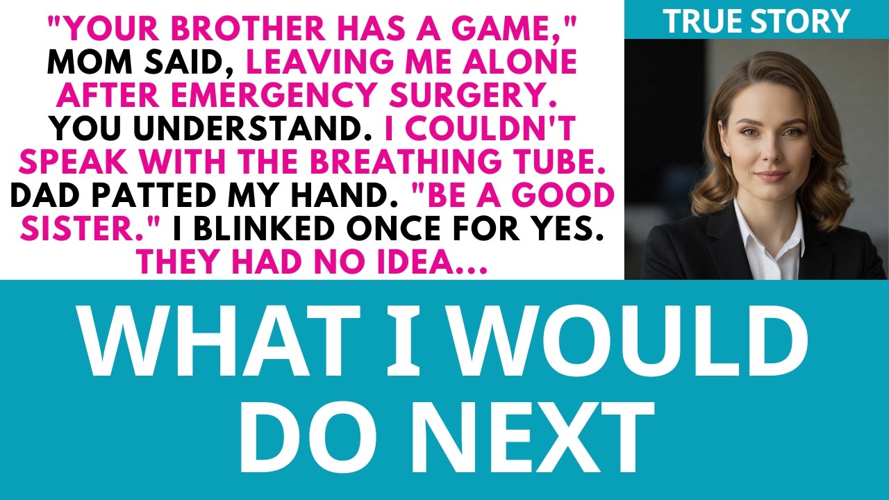 My Parents Left Me at the Hospital After My Emergency Surgery — 'Your Brother Has... | Plum Revenge