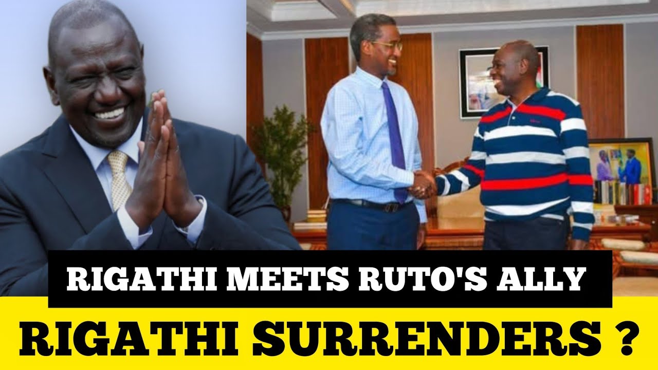 BREAKING NEWS !!! Rigathi meets Ruto's ally as 2027 hots up 
