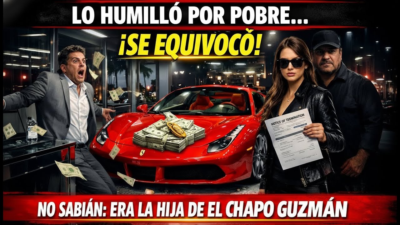 Vendedor Arrogante Humilla a “Pobre” en la Ferrari: No Sabía que era El Chapo Guzmán