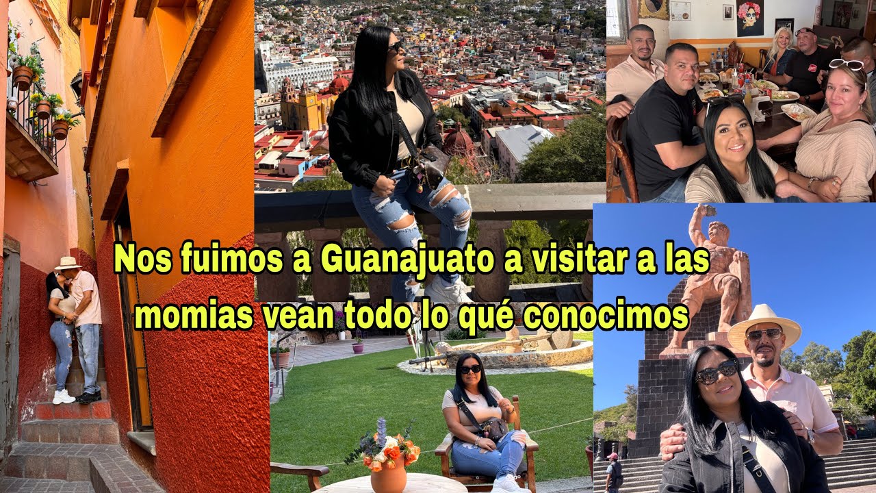 Nos fuimos a Guanajuato a visitar las momias😅vean todo lo que recorrimos en un día todo bello😍