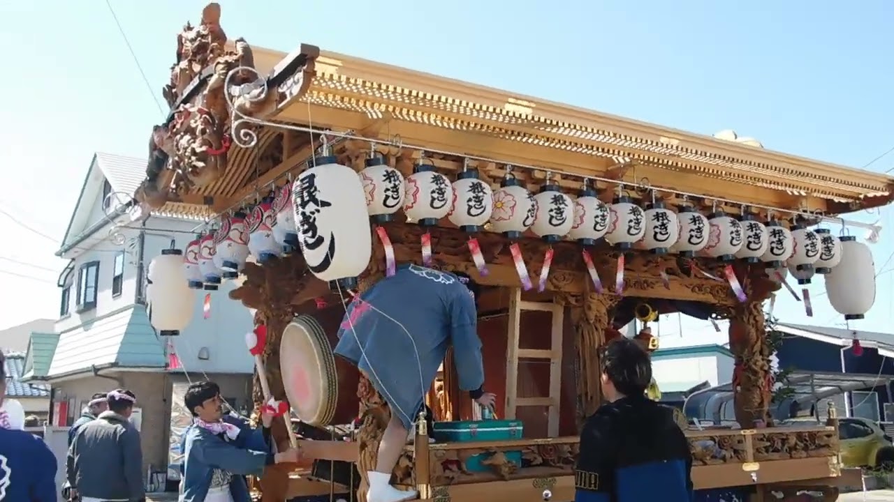 2026年3月14日根岸屋台お披露目　平群囃子