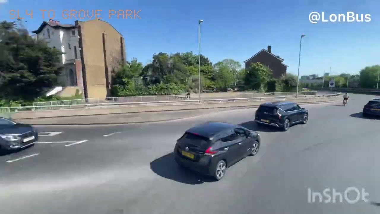 FULL ROUTE VISUAL | Route SL4: Canary Wharf - Grove Park | EBD71 (LF74 TWM)