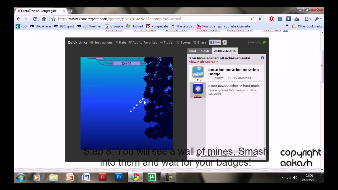Kongregate Badges: RotaZion Glitch - 35 Points (FULL HD)