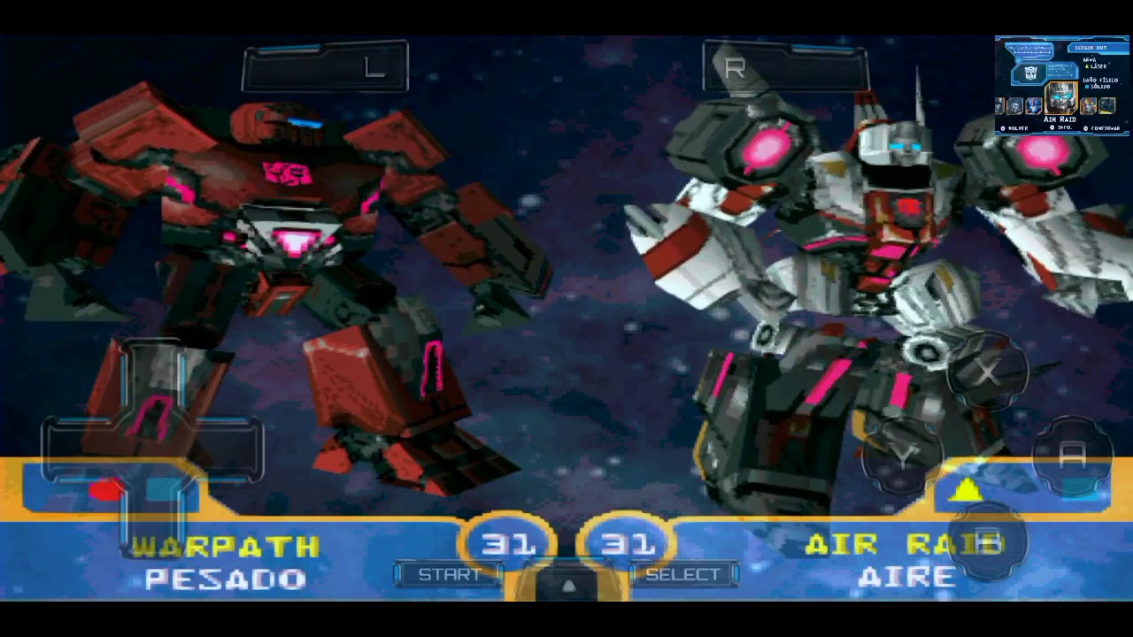 Transformers War for Cybertron todos los Autobots Nintendo Ds
