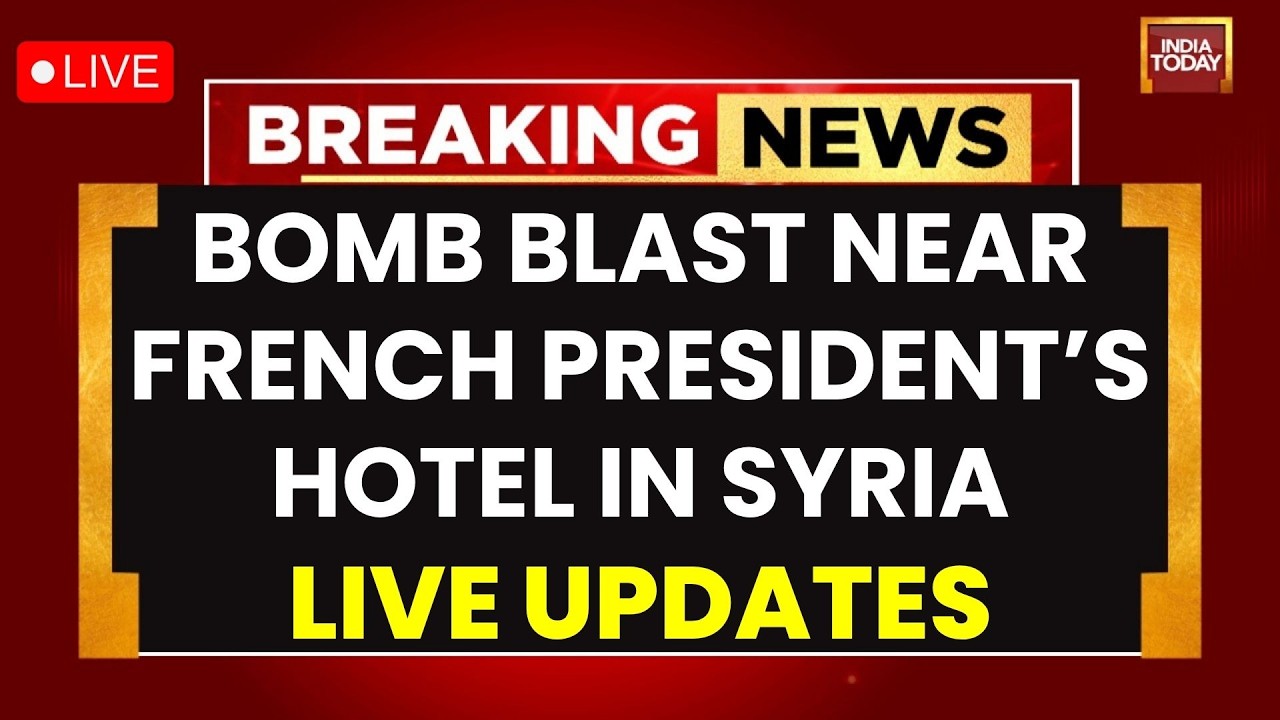 Macron Syria Blast News LIVE: Blasts Hit Damascus as Macron Meets Syrian President al-Sharaa