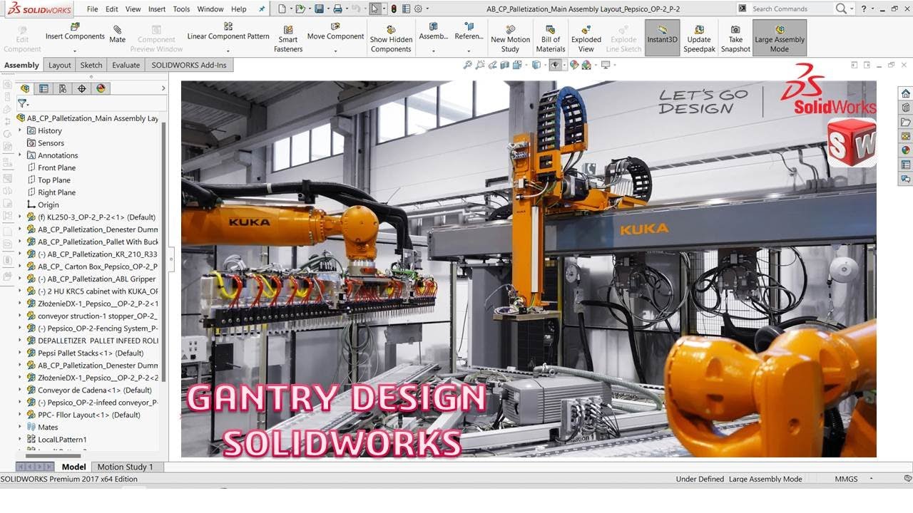 3 AXIS - GANTRY ROBOT SYSTEM DESIGN | DESIGN PART - 02 | SOLIDWORKS TUTORIAL | AUTOMATION DESIGN |