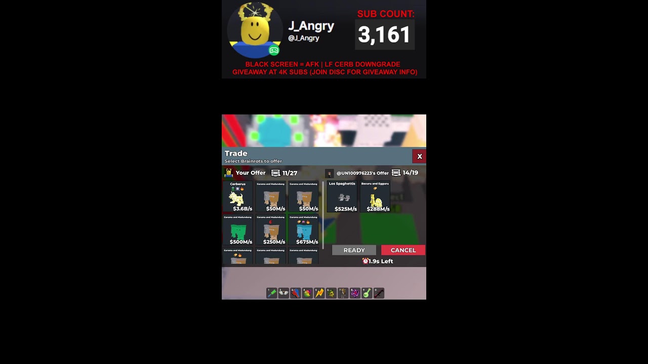 Steal A Brainrot TRADING #live #stealabrainrot #roblox