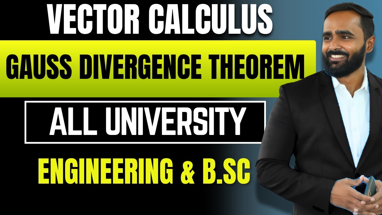 GAUSS DIVERGENCE THEOREM| VECTOR CALCULUS|MATHEMATICS|PRADEEP GIRI SIR