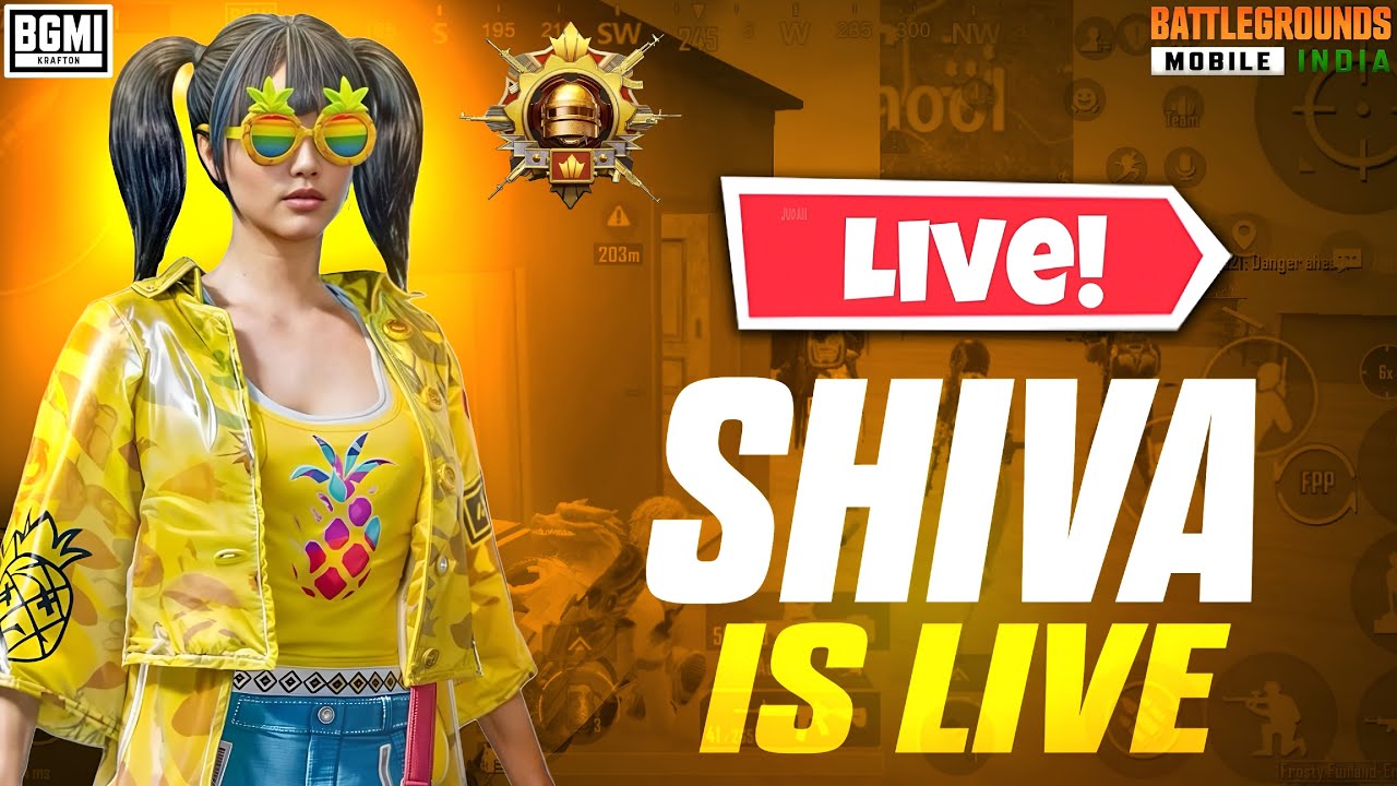 WHY SHIVA is Live || IQOO 15 BGMI 120 FPS TEST GAMEPLAY  || RANK PUSH & RUSH GAMEPLAY ||