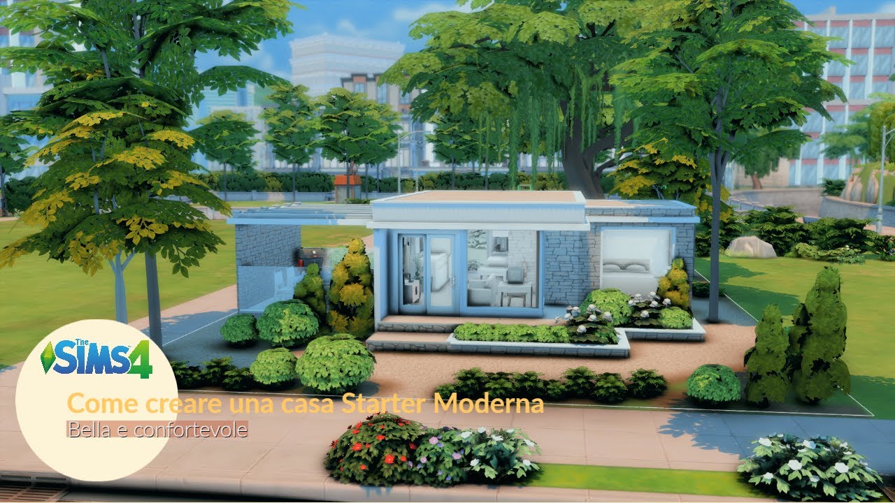 The Sims 4 ITA-Tutorial ITA-Come Costruire una Casa Starter Moderna
