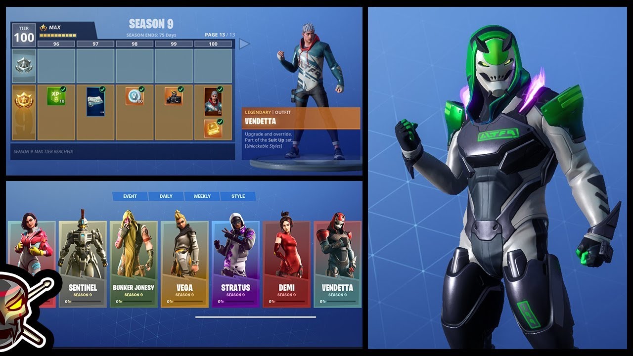 What's In The FORTNITE SEASON 9 BATTLE PASS?!